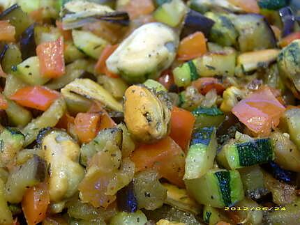 recette ratatouille aux moules