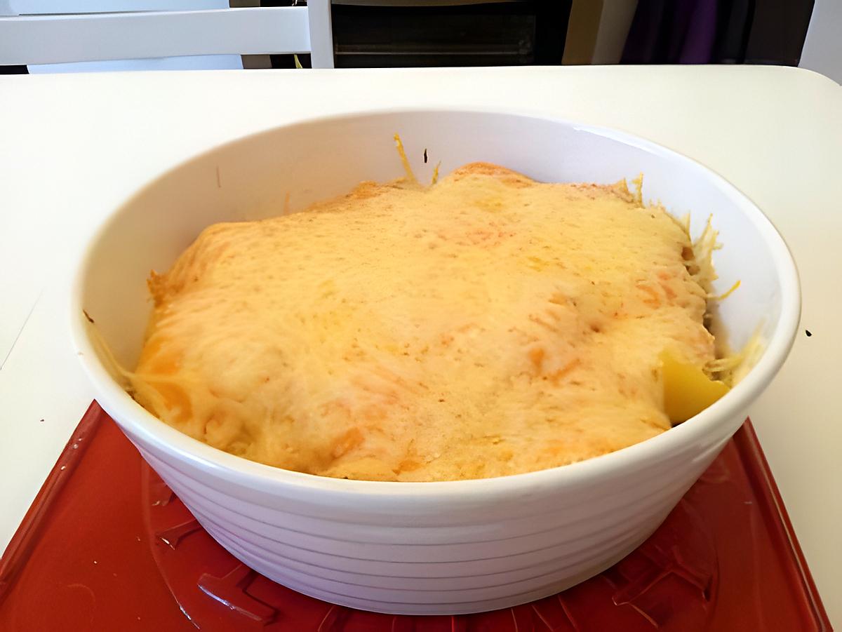 recette Gratin de colin crevette