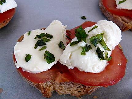 recette Tartines italiennes