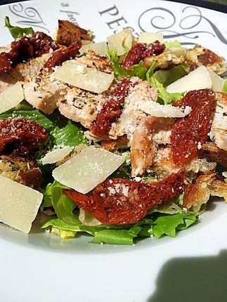 recette Salade césar au poulet