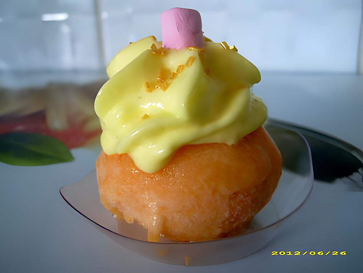 recette petit cupcake glacé exotique