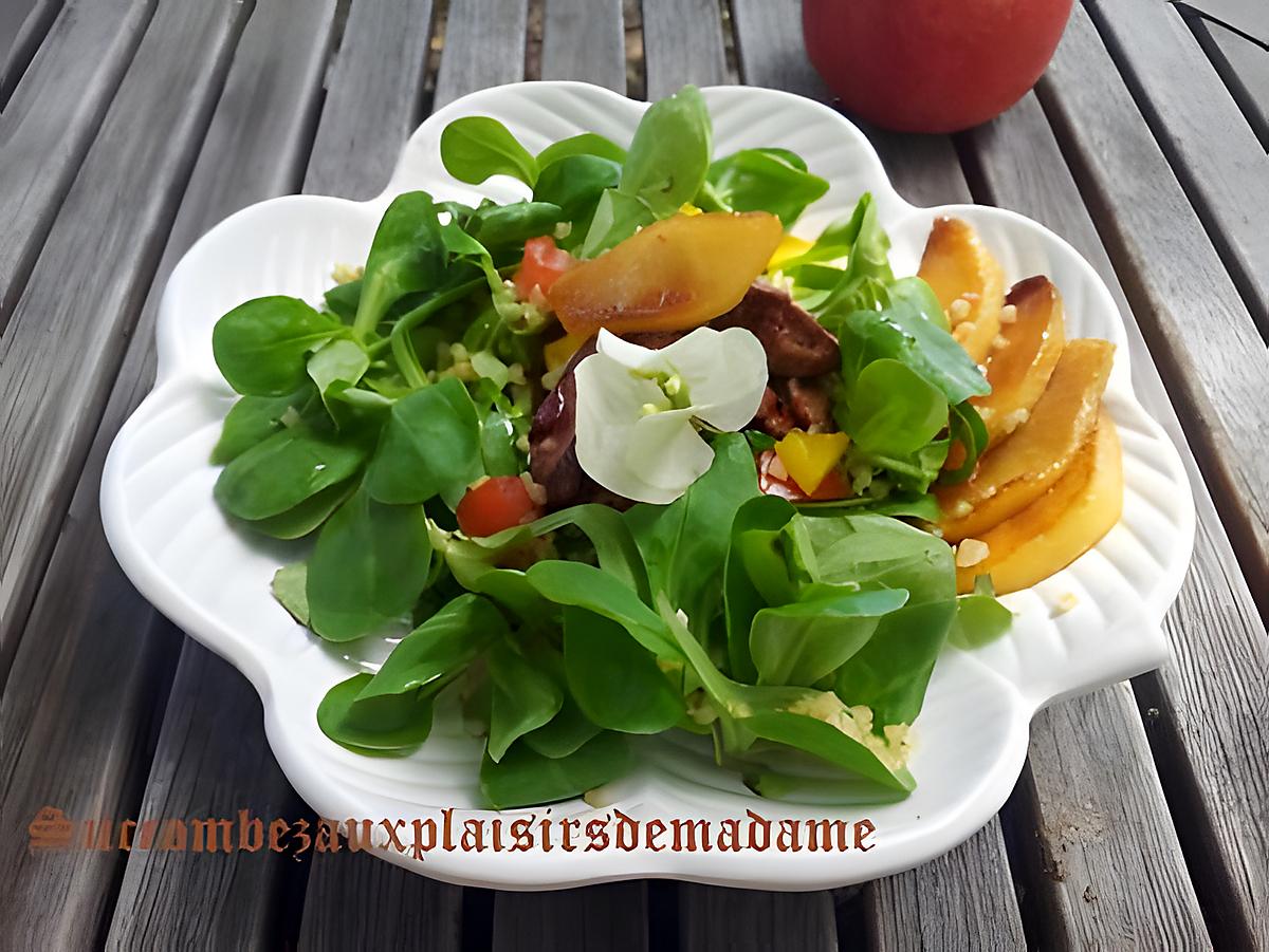 recette Salade gourmande sucré-salé