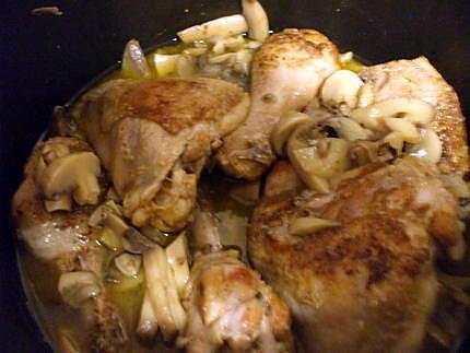 recette " L'Aile ou la Cuisse..." ...(Film)... Pollo al Jerez...( Poulet...)