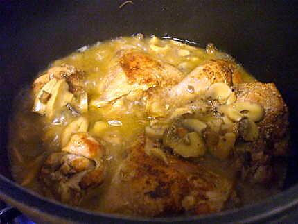 recette " L'Aile ou la Cuisse..." ...(Film)... Pollo al Jerez...( Poulet...)