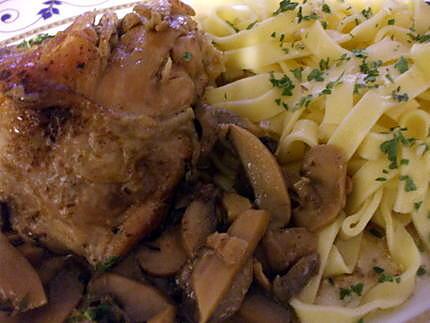 recette " L'Aile ou la Cuisse..." ...(Film)... Pollo al Jerez...( Poulet...)