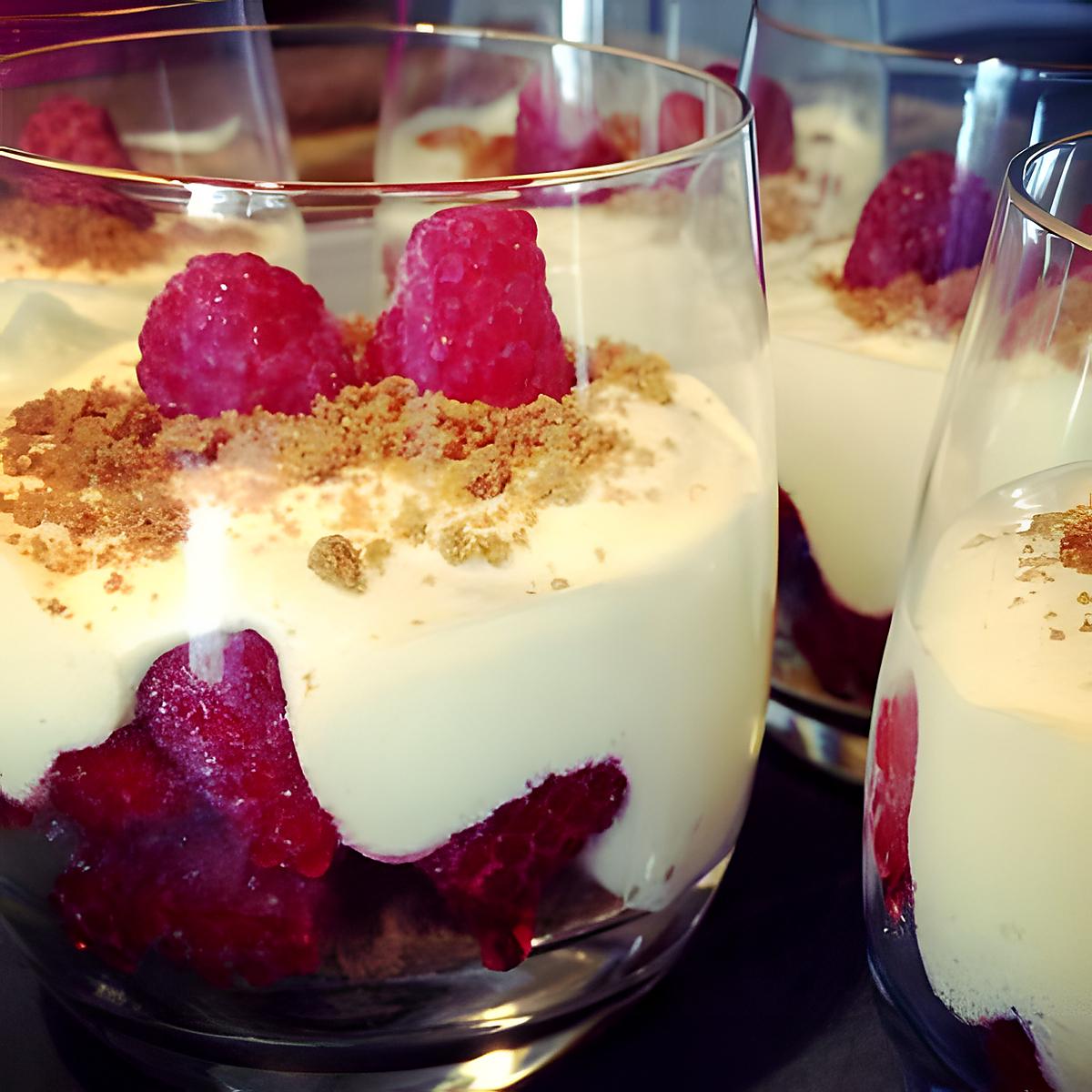 recette Tiramisu Framboises & Spéculoos