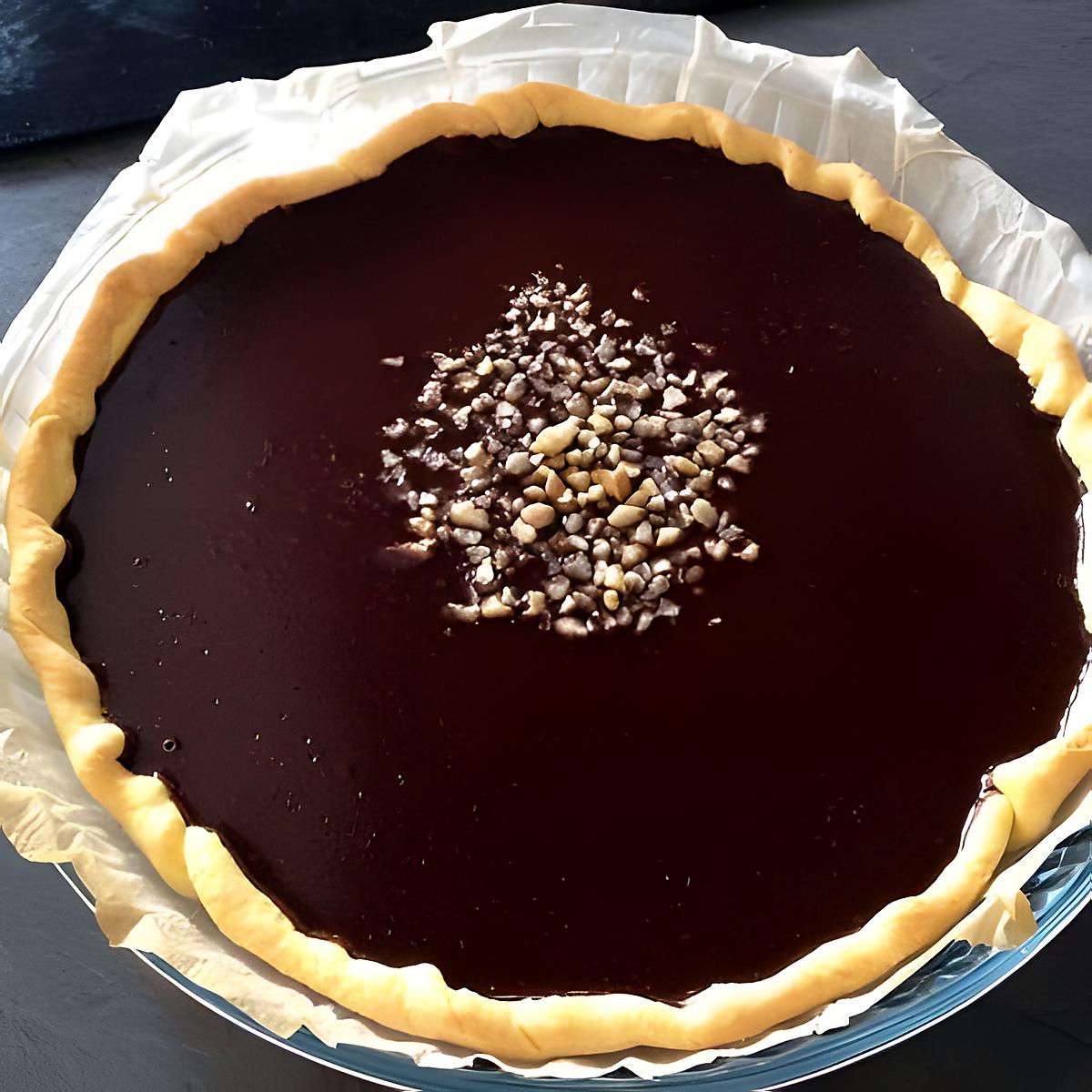 recette Tarte au Chocolat & Noix