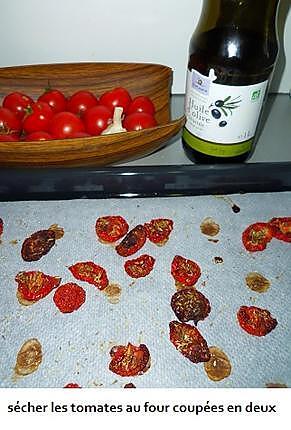 recette Tomates cerise en grappe séchées