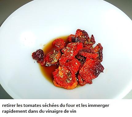 recette Tomates cerise en grappe séchées