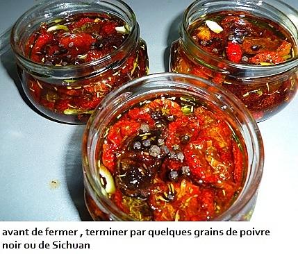 recette Tomates cerise en grappe séchées