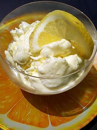 recette Chantilly au mascarpone et citron