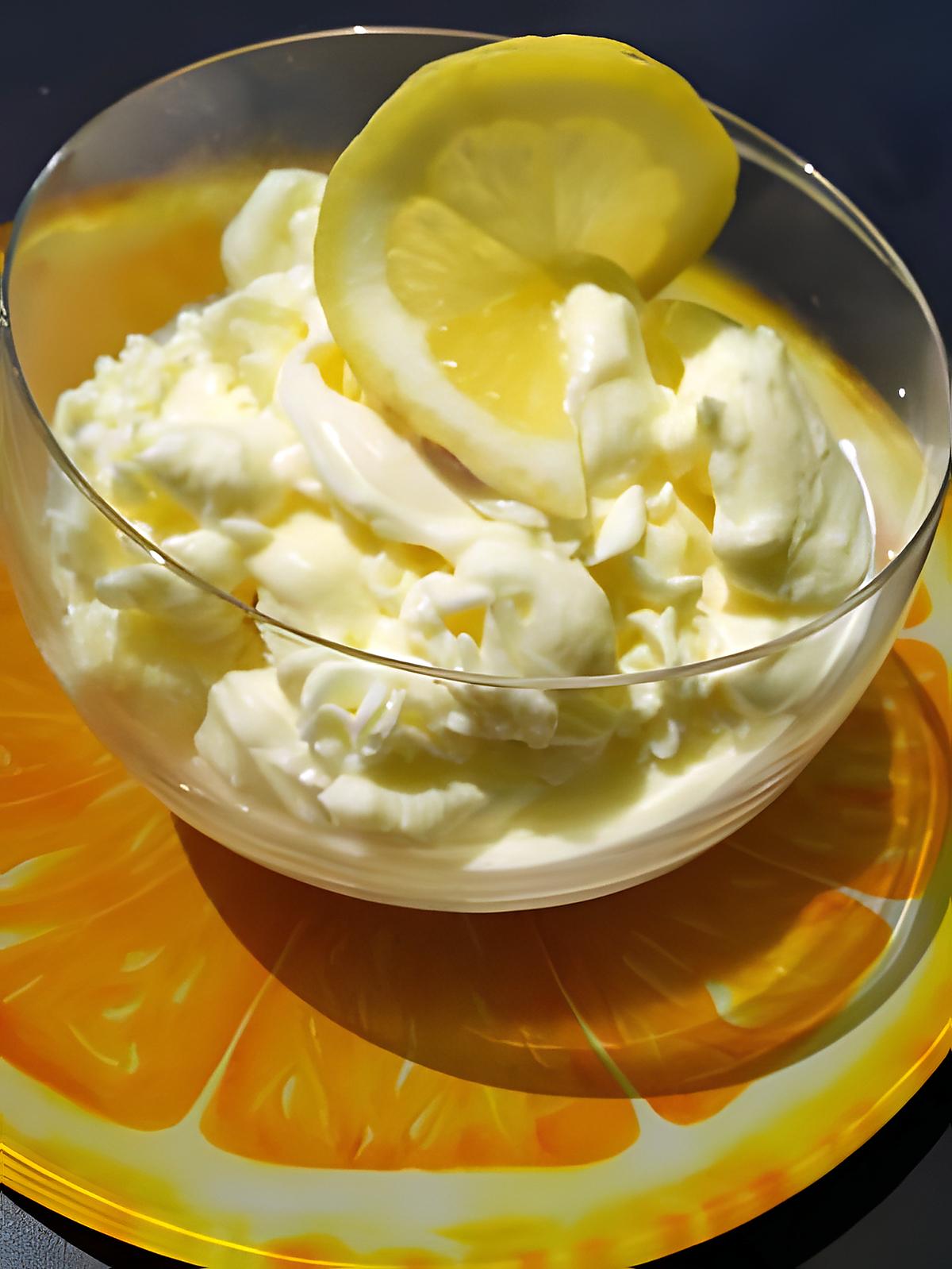 recette Chantilly au mascarpone et citron