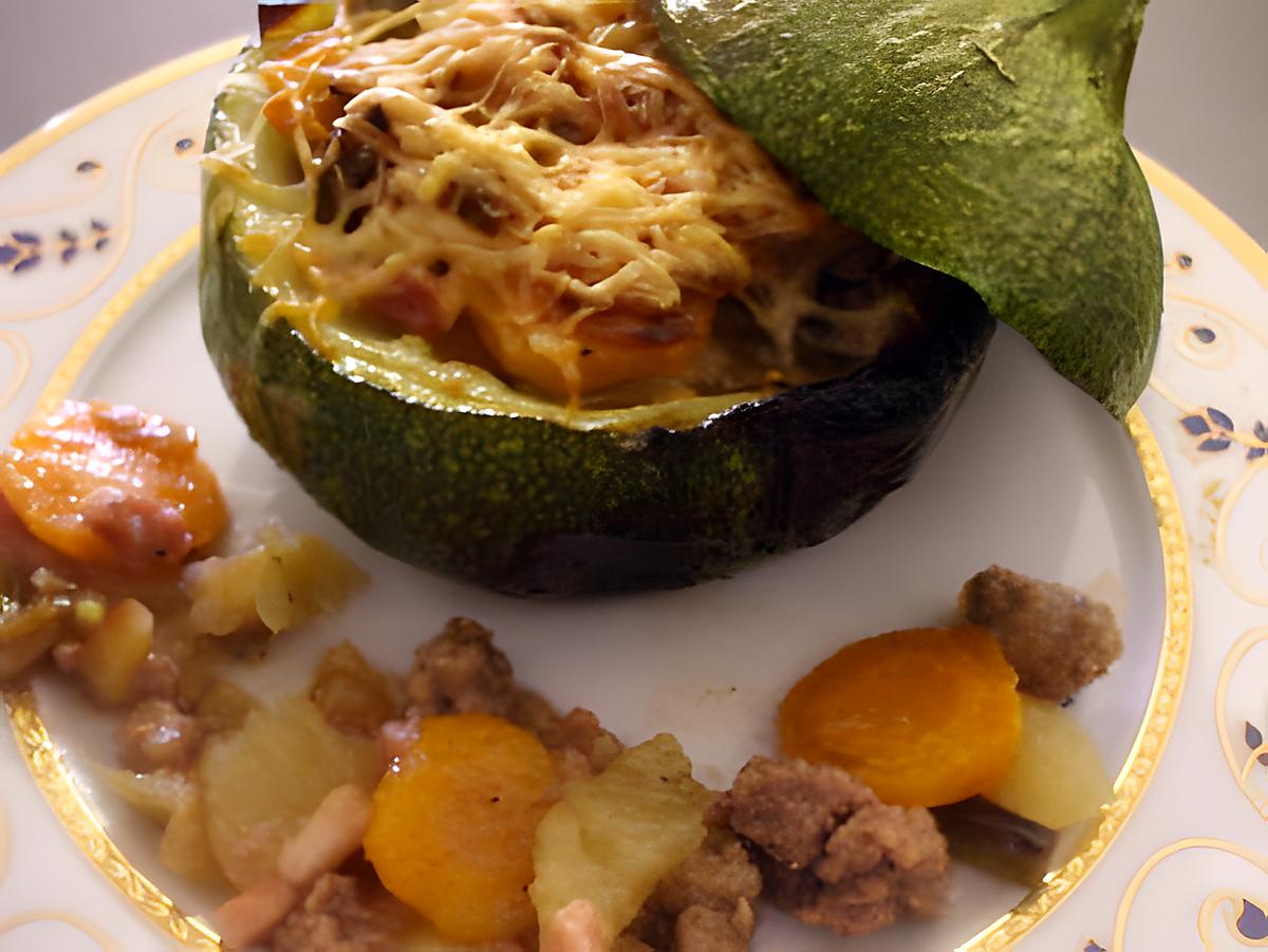 recette " Elle en est farcie...!!!!" de bons petits légumes rissolés cette "Courgette"