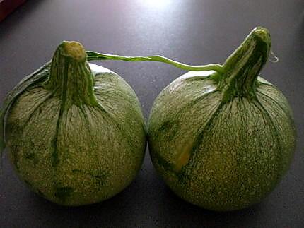 recette " Elle en est farcie...!!!!" de bons petits légumes rissolés cette "Courgette"