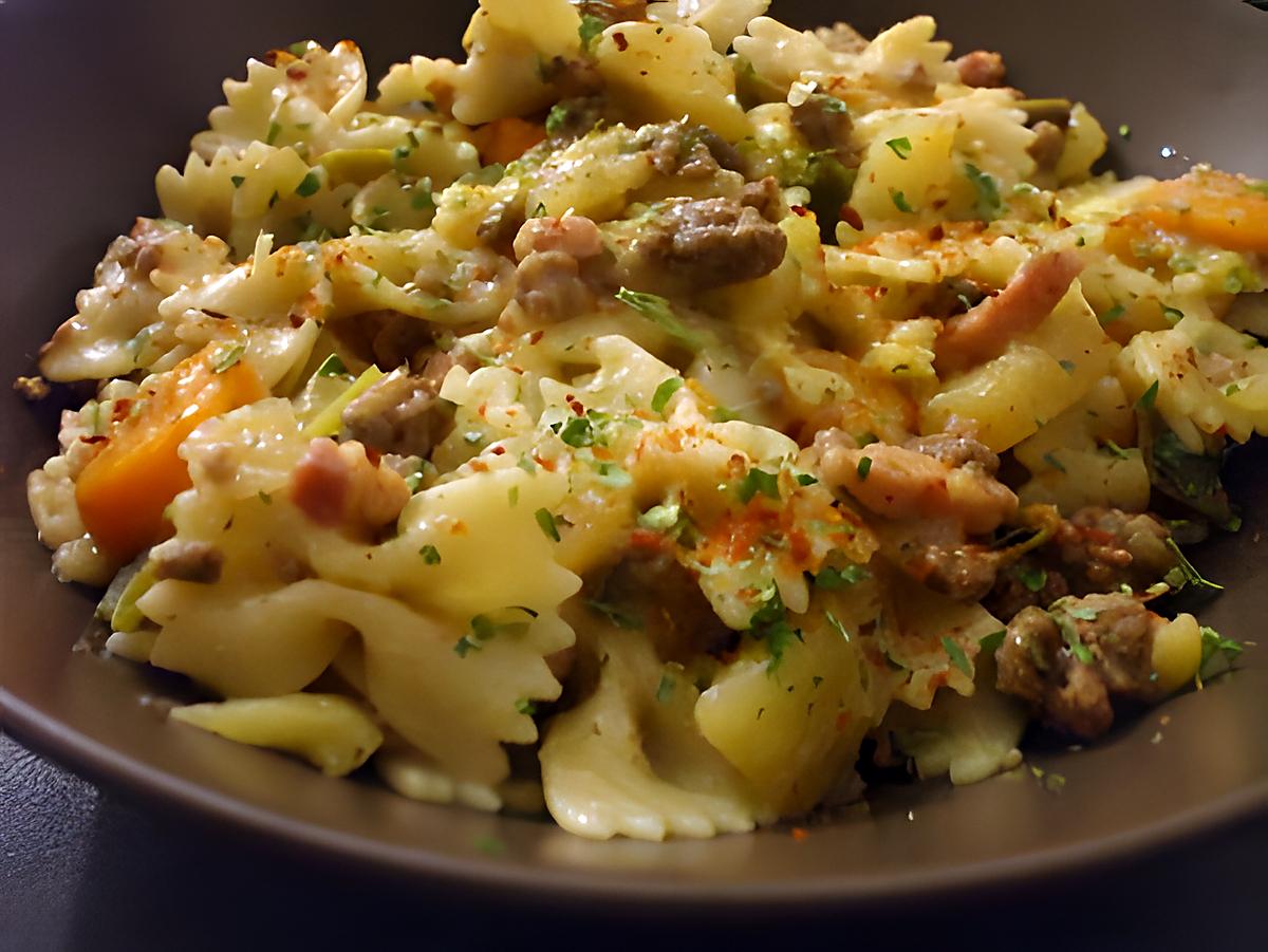 recette " Les marchés de Provence" ( G.Bécaut...) " Farfalles multicolores...(Pâtes...)