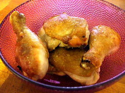 recette " Coq maigre avec Poule grasse font Poulets de bonne race"...(Dicton)...