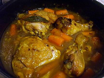 recette " Coq maigre avec Poule grasse font Poulets de bonne race"...(Dicton)...