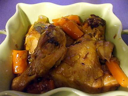 recette " Coq maigre avec Poule grasse font Poulets de bonne race"...(Dicton)...