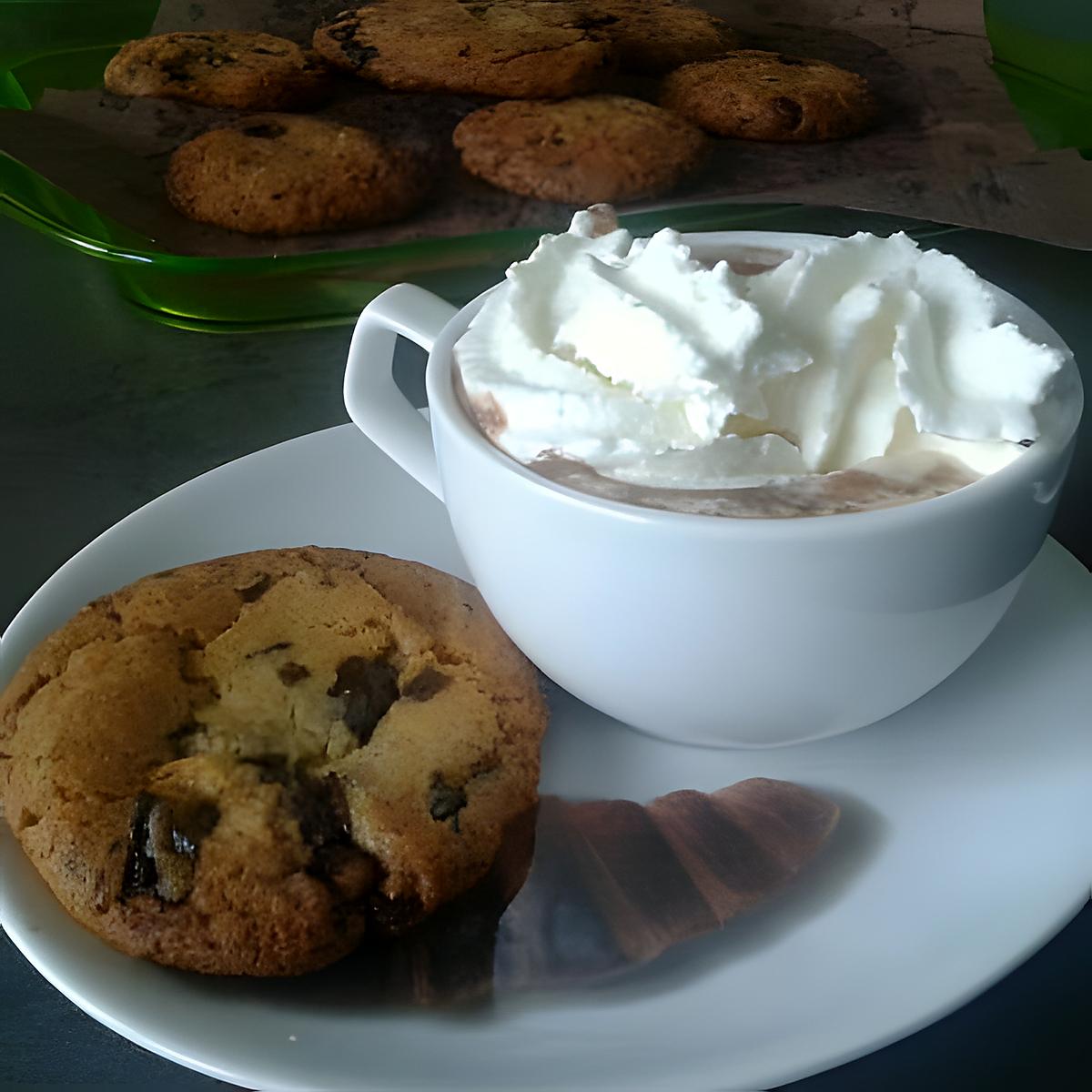 recette cookies aux pepites de chocolat