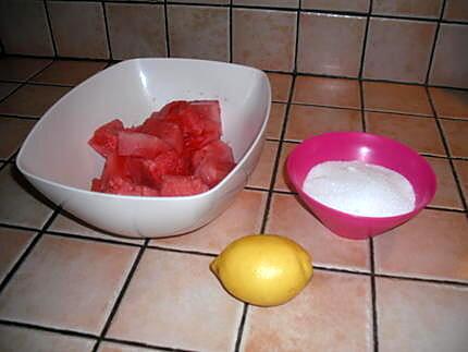 recette Sorbet à la pastèque