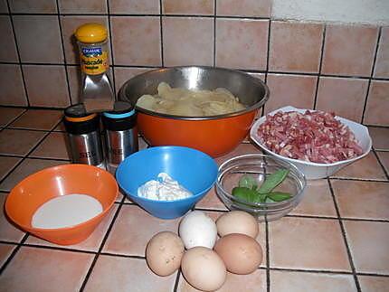 recette Parmentière aux petits lardons