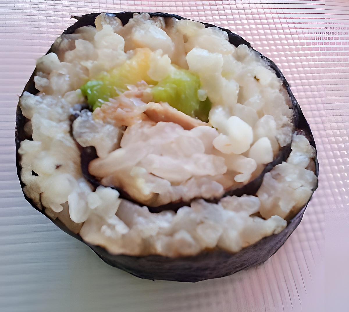 recette Maki au thon à la mayonnaise