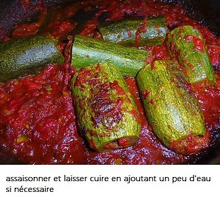 recette Courgettes farcies à la libanaise