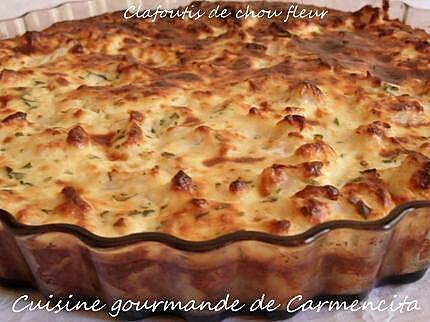 recette Clafoutis de chou fleur