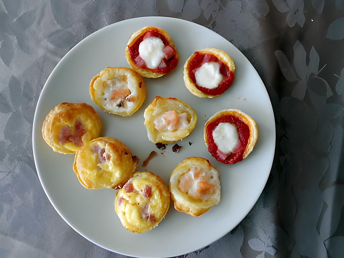 recette Mini tartelettes apéritives