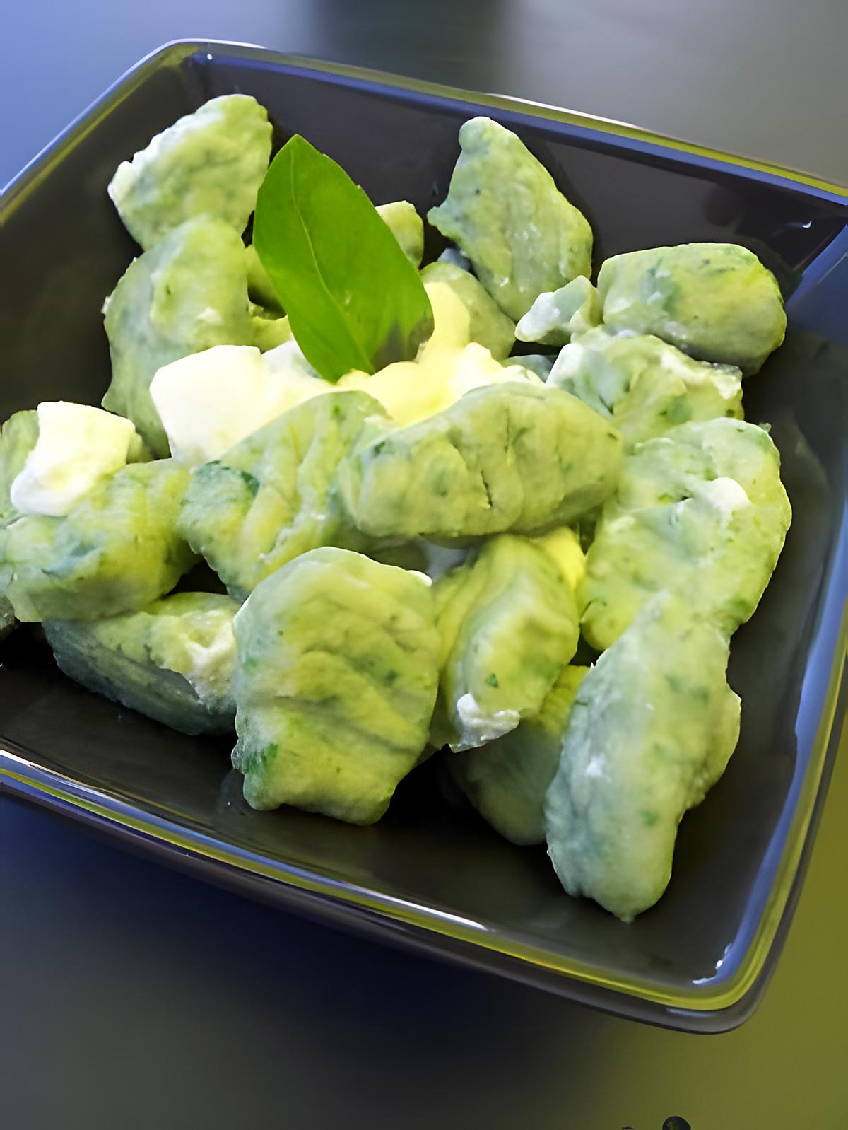 recette Gnocchi maison de ricotta et epinard