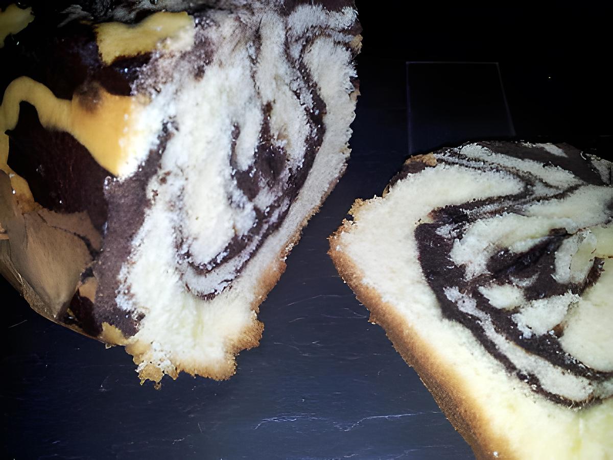 recette Cake marbré au nutella