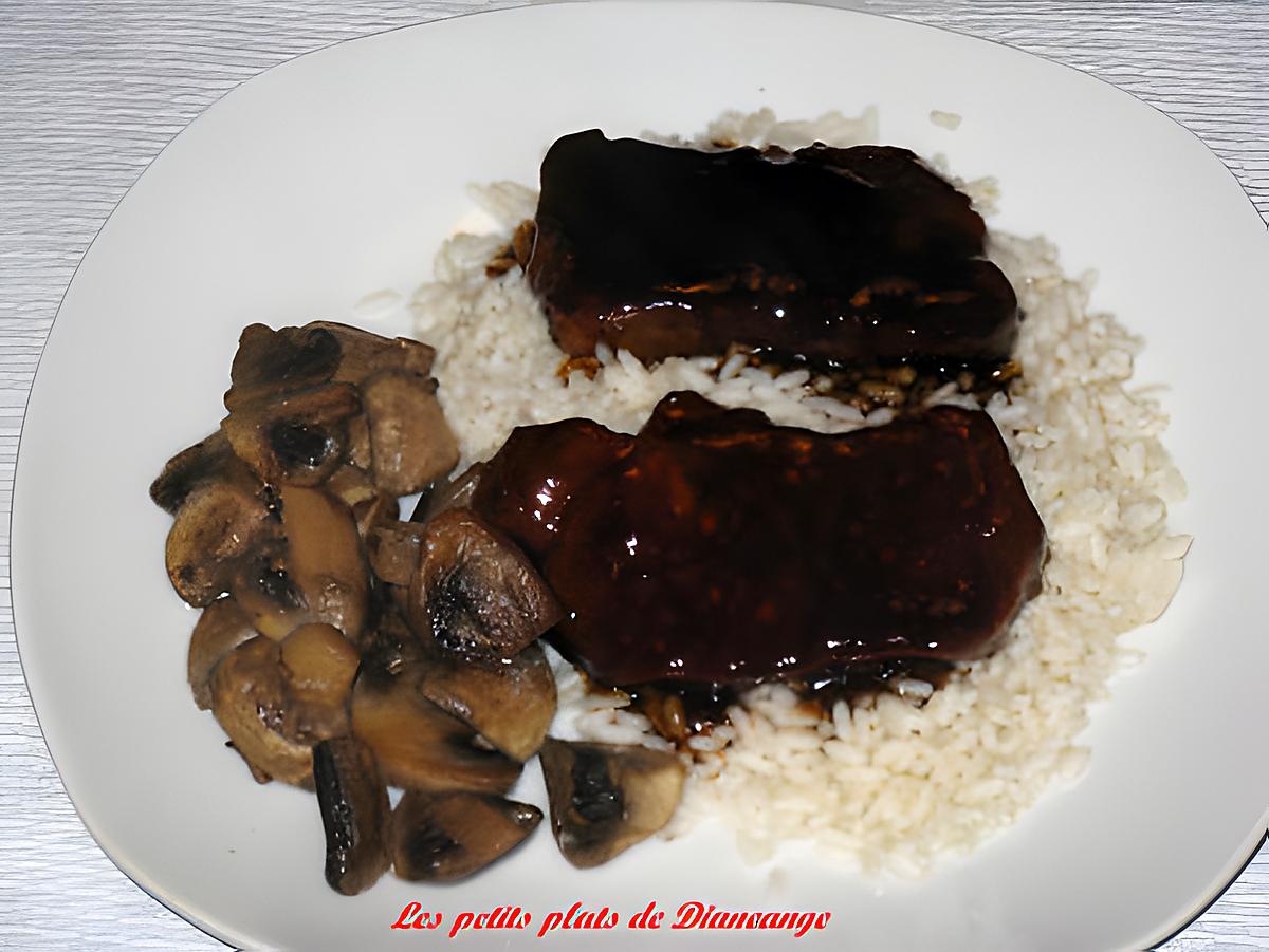 recette Côtelettes de porc sauce chinoise