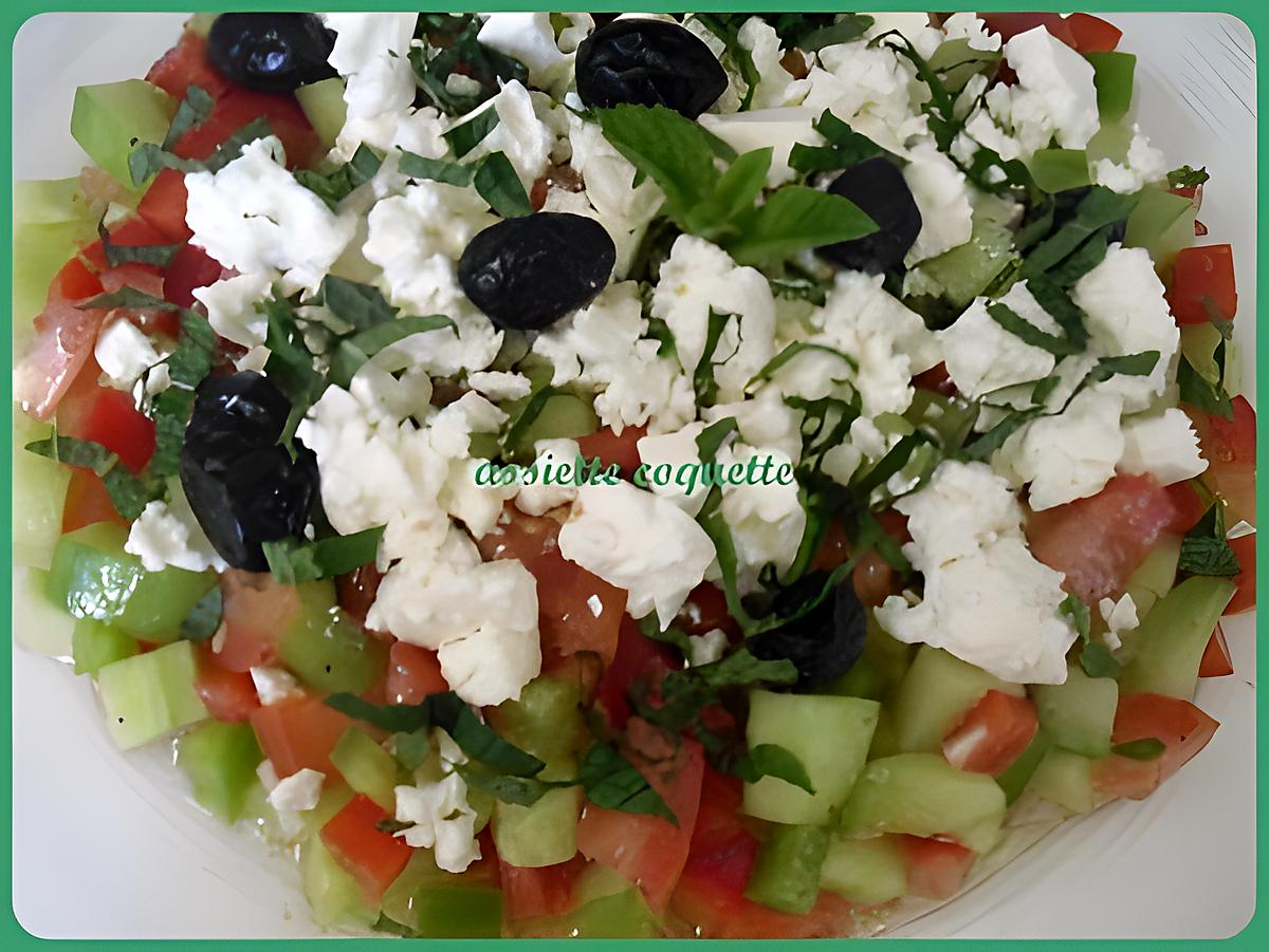 recette Salade Grec