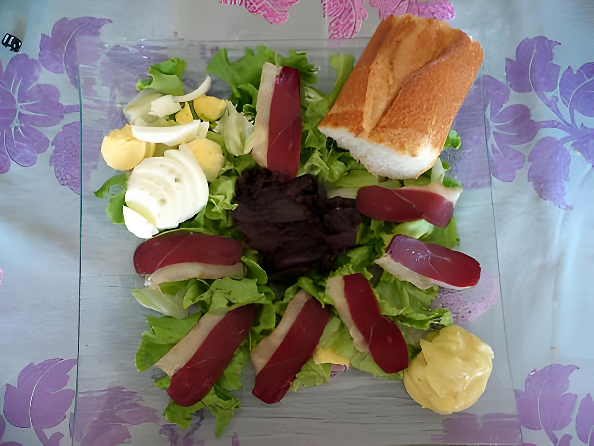 recette Sandwich dans l'assiette