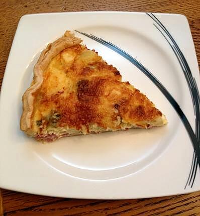 recette Quiche au petit reste de fromages