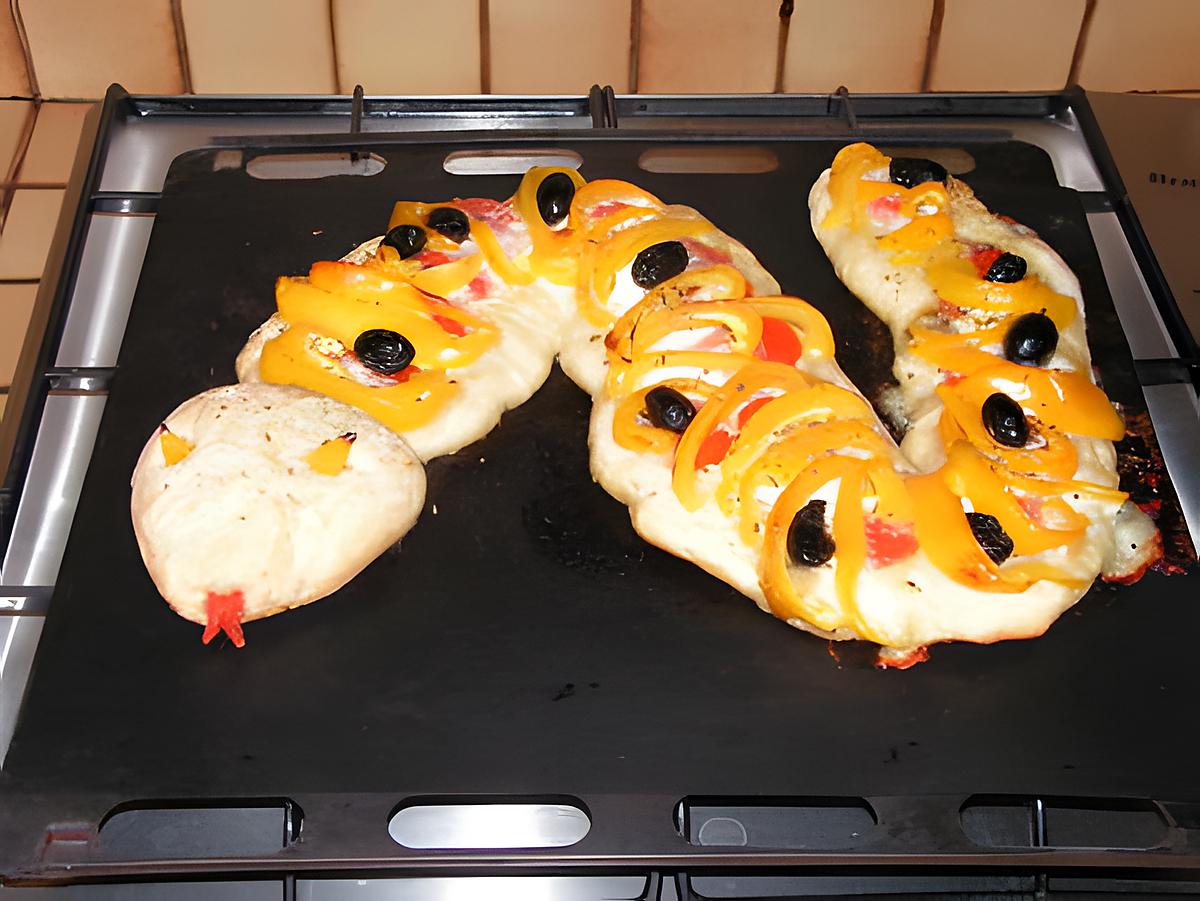 recette Pizza serpent