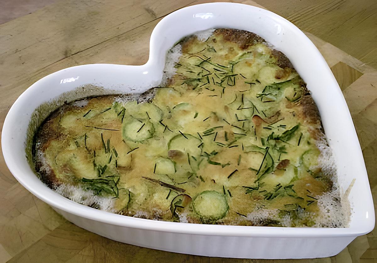 recette Gratin de courgettes à ma manière