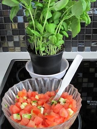 recette Tarte tomate courgette basilic! (ça sent bon la provence...)