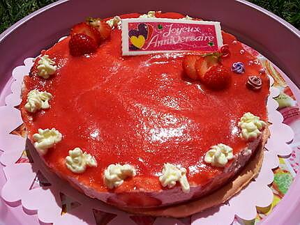 recette Fraisier au mascarpone