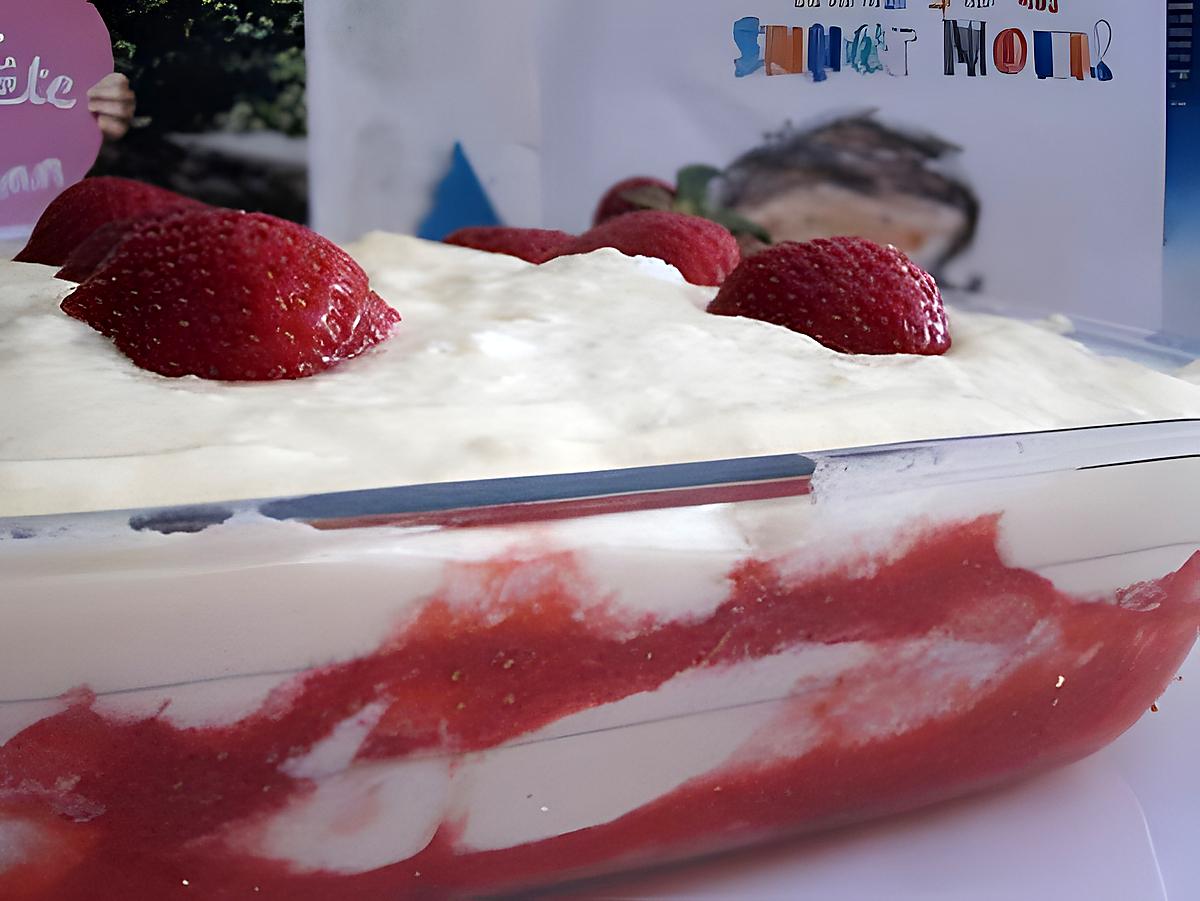 recette Tiramisu aux fraises