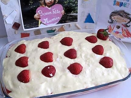 recette Tiramisu aux fraises