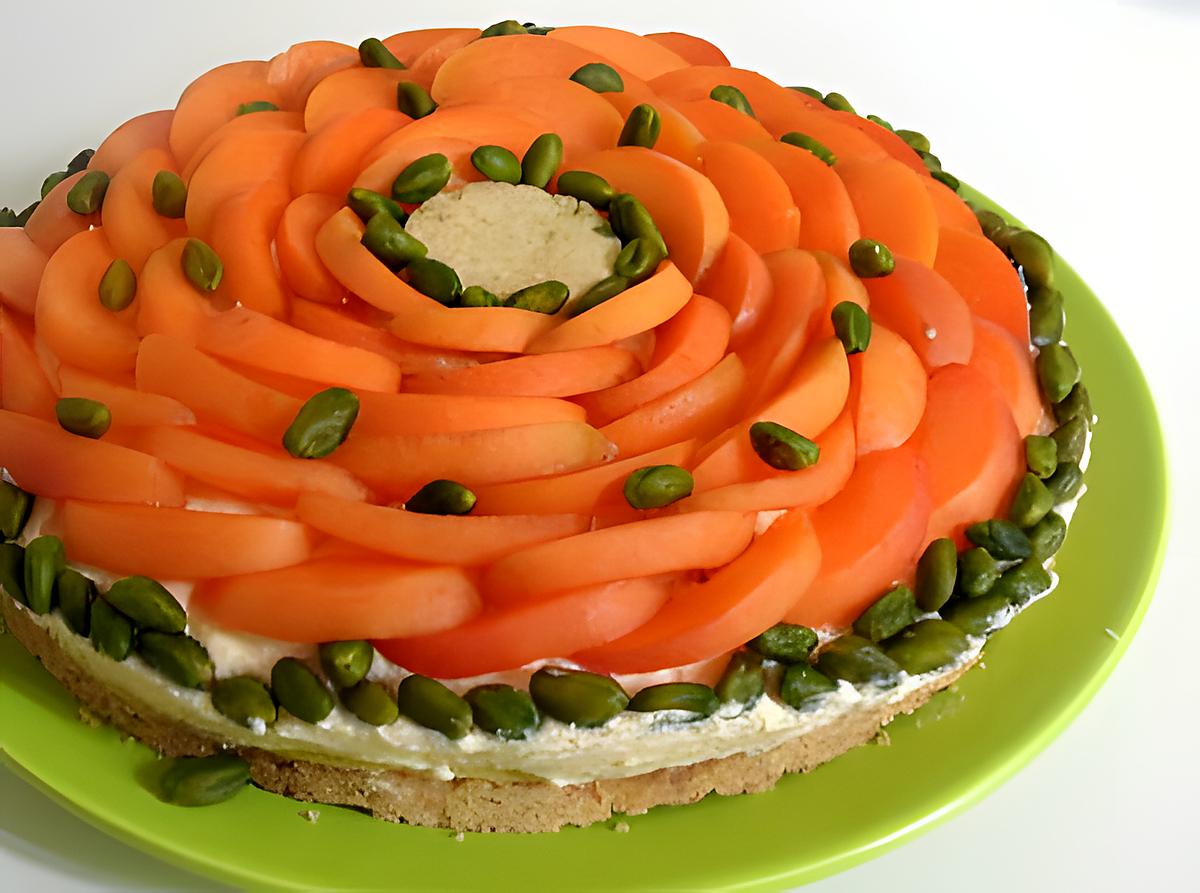 recette Cheesecake saveurs abricots et pistaches