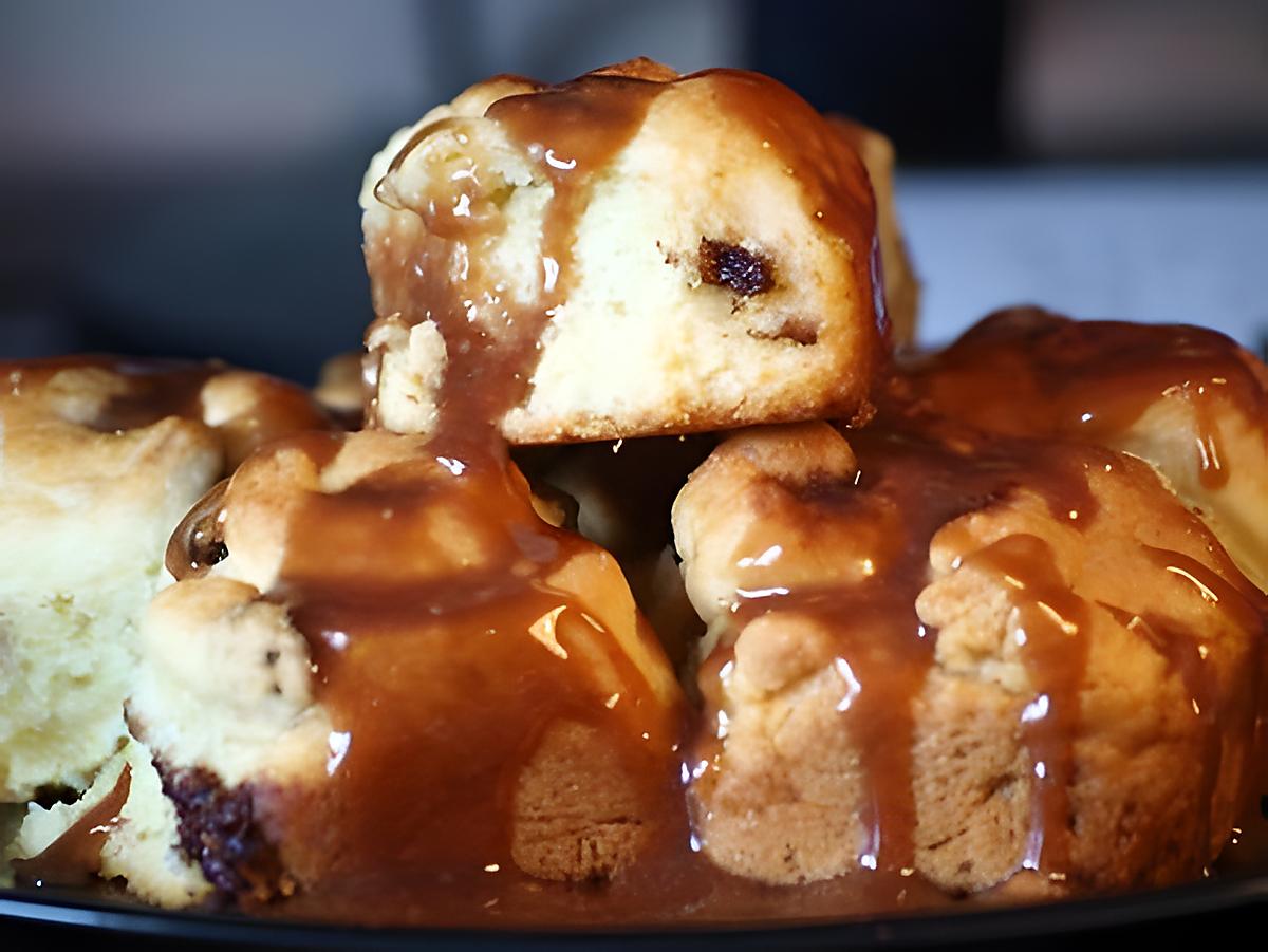 recette Scones tendres briochés au chocolat au lait et sa sauce glacée