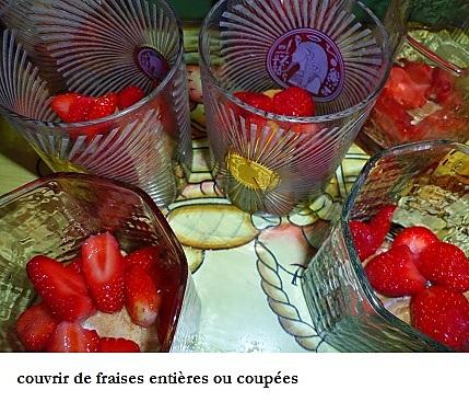 recette Tiramisu aux fraises et copeaux de fève tonka