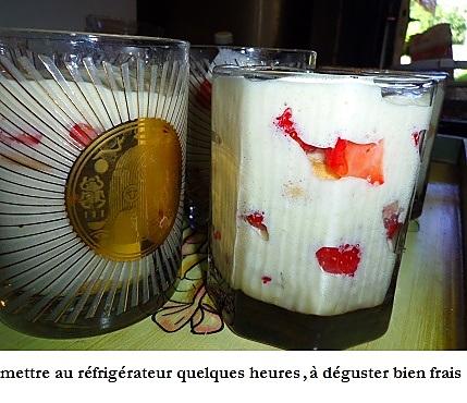 recette Tiramisu aux fraises et copeaux de fève tonka