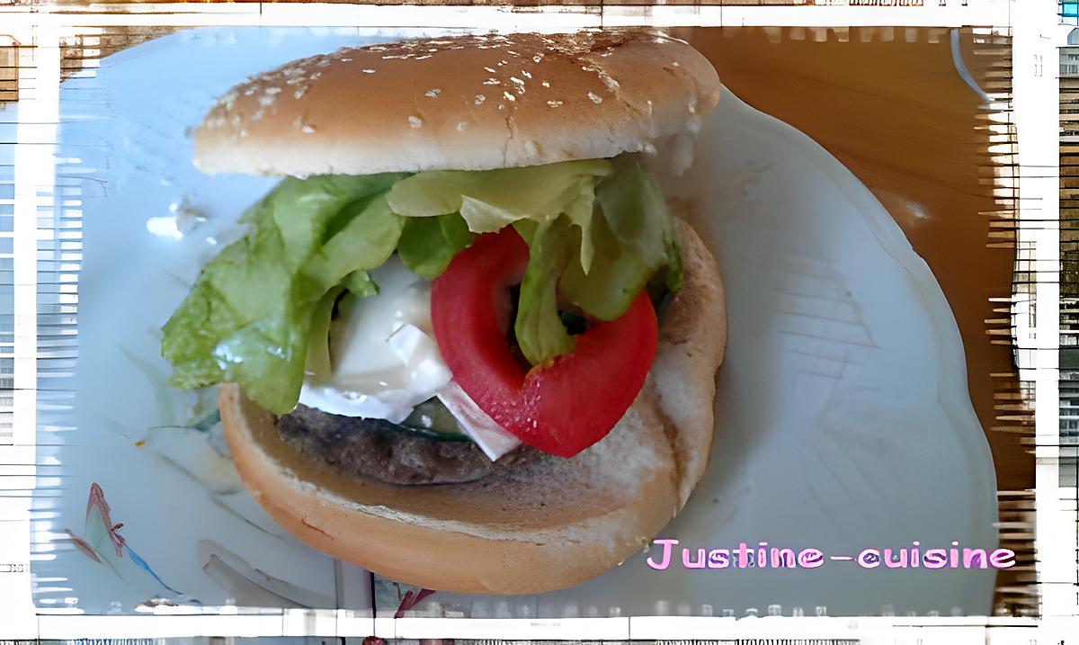 recette Hamburger courgette et chèvre