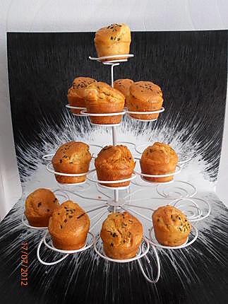 recette petits cakes au saumon et au chèvre façon muffins