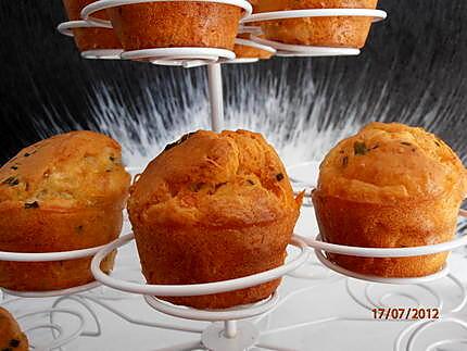 recette petits cakes au saumon et au chèvre façon muffins