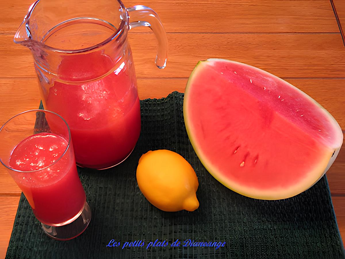 recette Limonade au melon d'eau