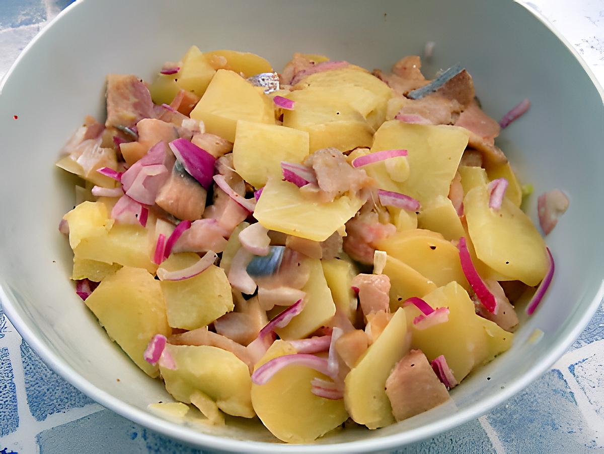 recette Salade de pommes de terre aux harengs